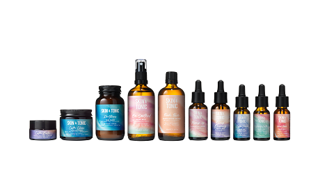 A group of Skin Tonic skincare products