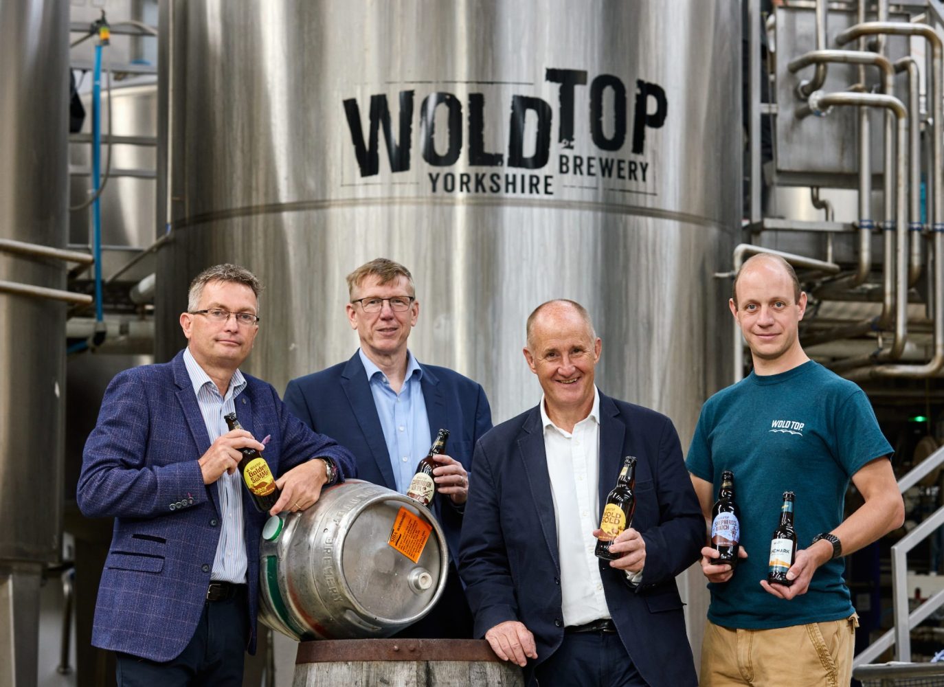 Four People at Wold Top Brewery